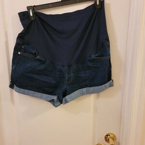 Denim Maternity Shorts Sz XL